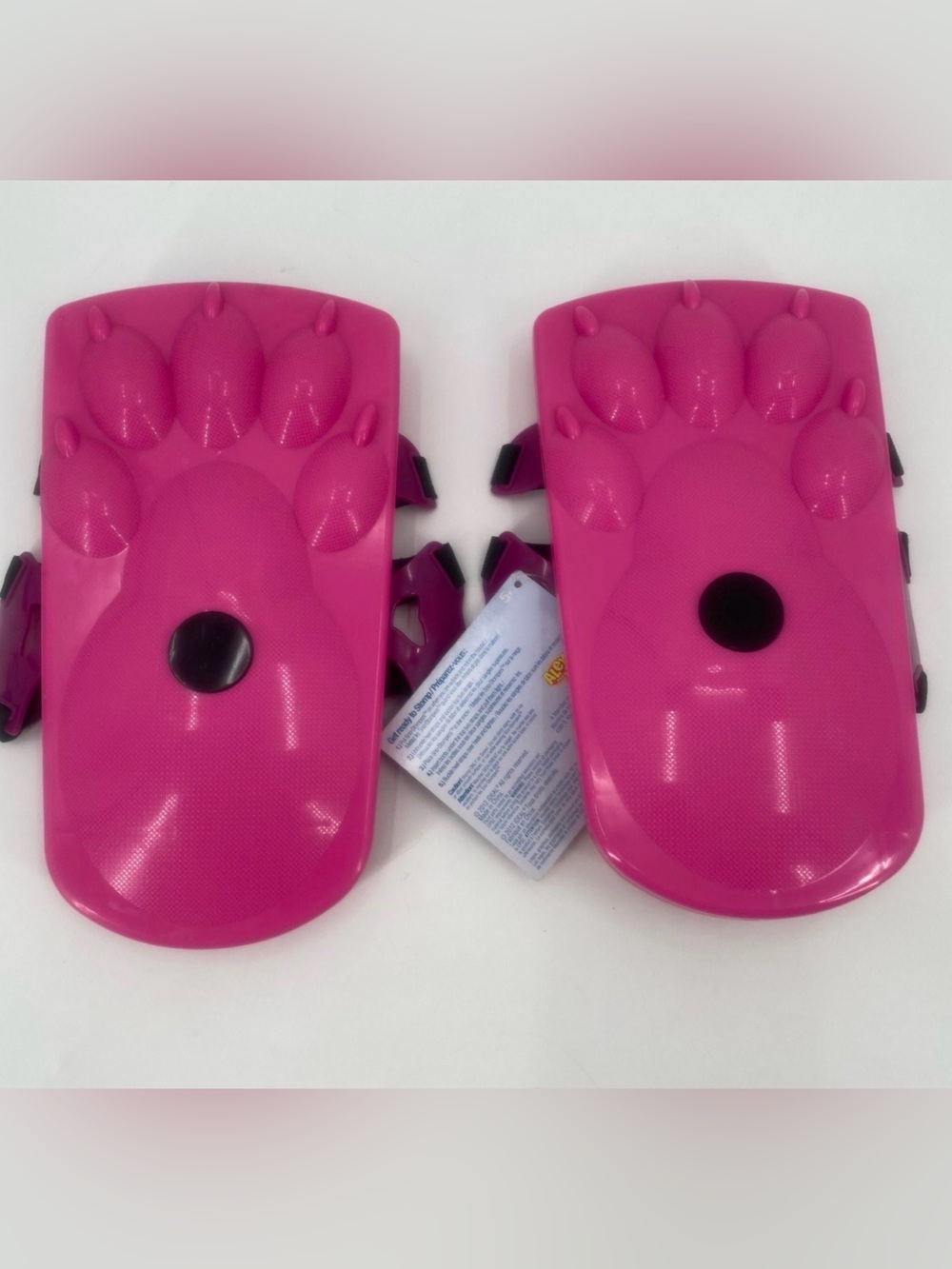 Sno-Stompers Kids Bear Tracks Claws Footprints Snow Play Pink Ideal up to Size 5